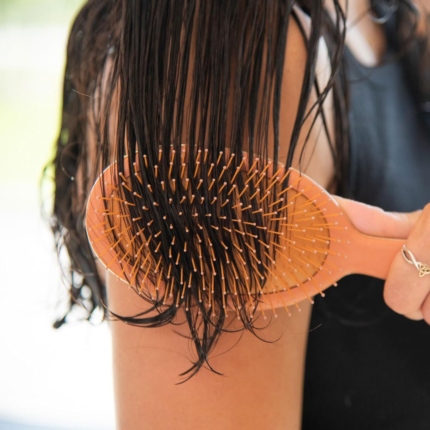 Wet Hair Brush Detangler – Curly Hair Brush Women, Hairbrushes for Women, Detangle Hairbrush, Detangling Brush Set, Detangler Hairbrush - Mojave